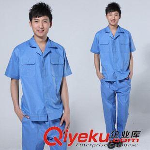 工作服 夏季工程服工厂工作服短袖男劳保汽修工作服套装短袖定做图片|工作服 夏季工程服工厂工作服短袖男劳保汽修工作服套装短袖定做产品图片由上海兆冠服装公司生产提供-