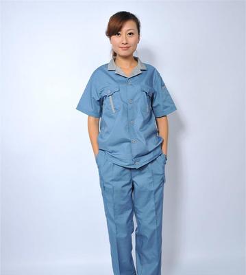 深圳宝安制衣厂直供 工作服 广告衫 职业套装 团体装 劳保工装2