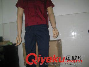 工厂服现货区 耐汗耐脏的夏季男女工装劳保服